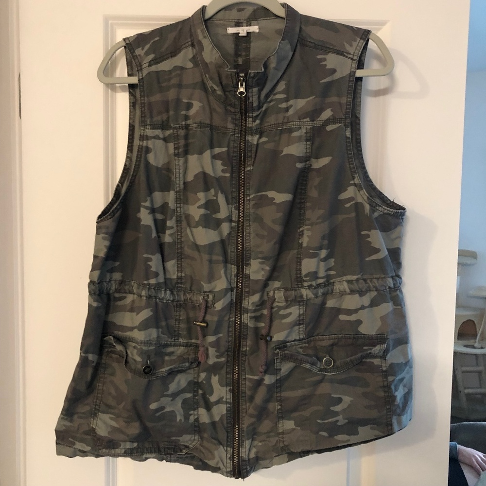 Maurices Camo Vest Plus Size